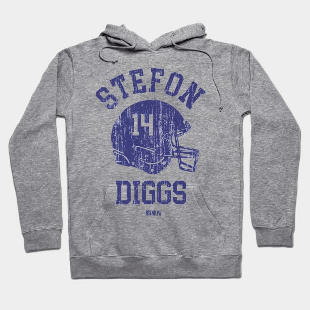 Stefon Diggs Buffalo Helmet Font Hoodie by TodosRigatSot